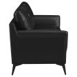 Moira Black 2 Pc Sofa Set Fashion