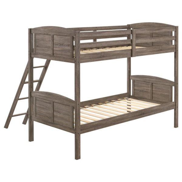 Flynn Brown Twin   Twin Bunk Bed Online now