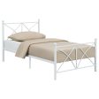 Hart White Twin Bed For Discount