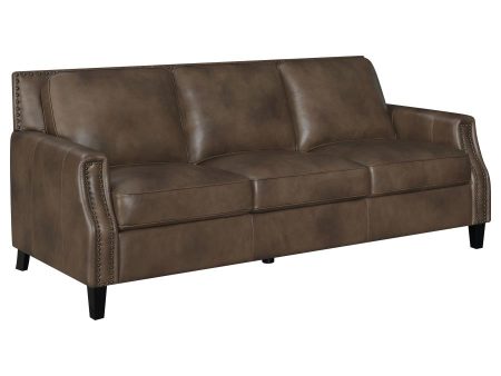 Leaton Brown Sofa Online now