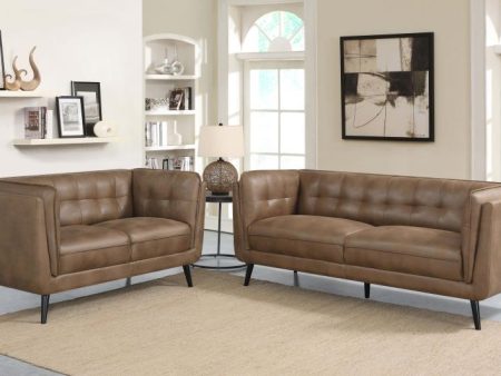 Thatcher Brown 2 Pc Sofa Set Cheap