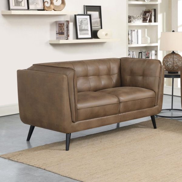 Thatcher Brown Loveseat Online now