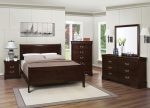 Louis Philippe Brown Queen Bed Online now