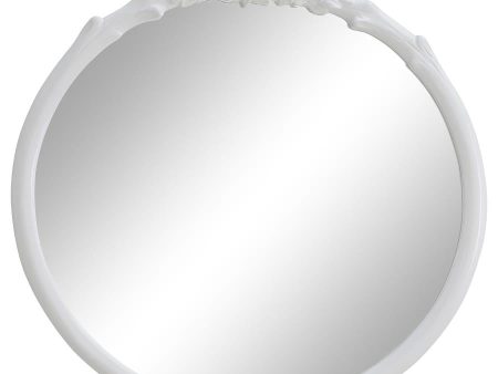 Sylvie White Wall Mirror Cheap