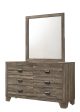 Mille Upholstered Bedroom Set - Brownish Gray Cheap