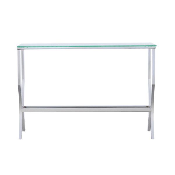 Saide Silver Sofa Table Discount