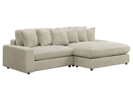 Blaine Beige Sectional Discount