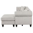 Cecilia Beige Sectional Hot on Sale