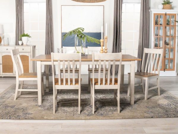 Kirby Ivory 7 Pc Dining Set Fashion