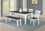 Kingman White 6 Pc Dining Set For Sale