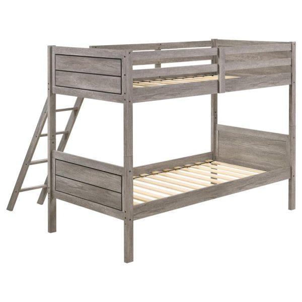 Ryder Grey Twin   Twin Bunk Bed Sale