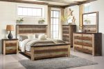 Sembene Brown California King Bed 5 Pc Set Sale