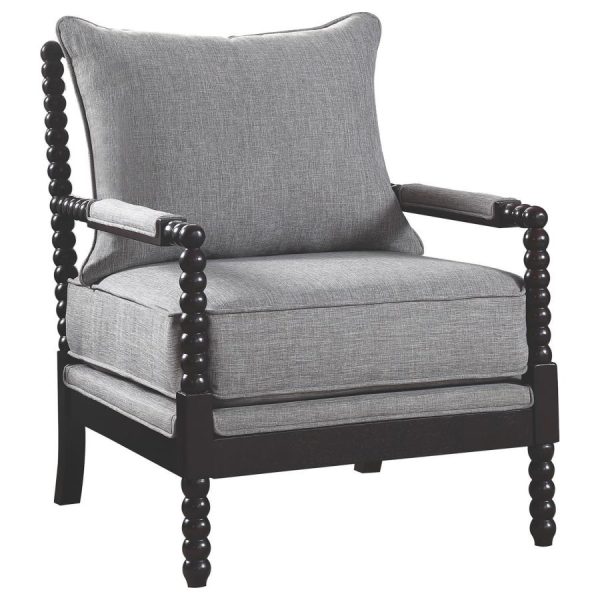 Blanchett Grey Accent Chair For Sale