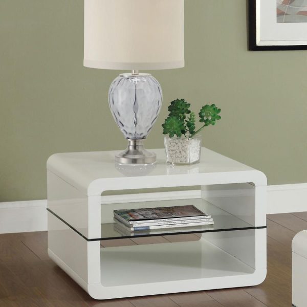 Elana White End Table Online Sale