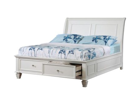 Selena Ivory Twin Storage Bed For Sale