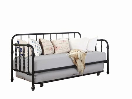 Marina Black Twin Daybed W  Trundle Sale