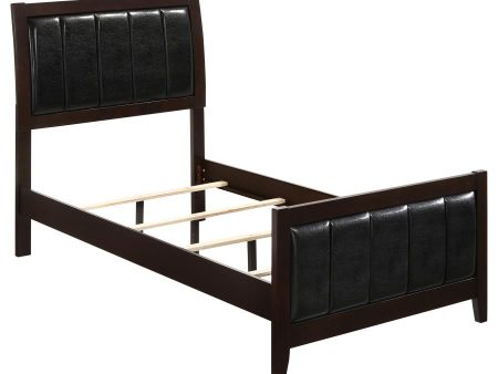 Carlton Brown Twin Bed Cheap