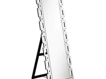 Tavin Silver Standing Mirror Supply