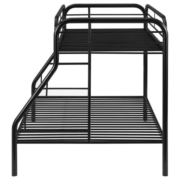 Morgan Black Twin   Full Bunk Bed Discount