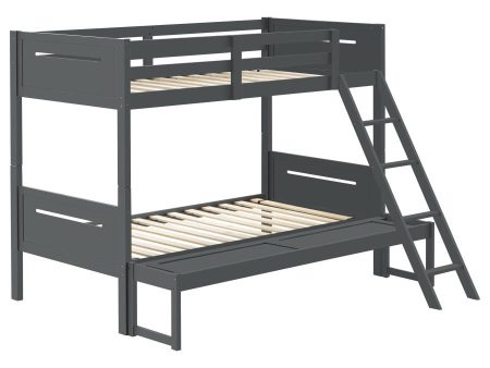 Littleton Grey Twin   Full Bunk Bed Online now