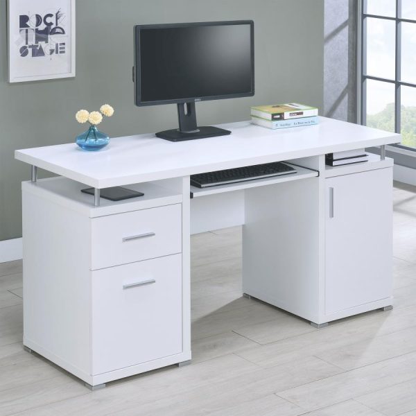 Tracy White Computer Desk For Sale