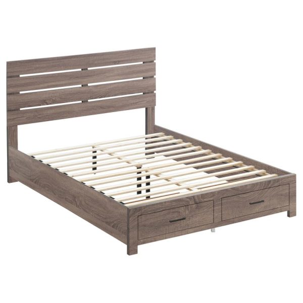 Brantford Brown Eastern King Storage Bed Fashion