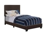 Dorian Brown Twin Bed 5 Pc Set Sale