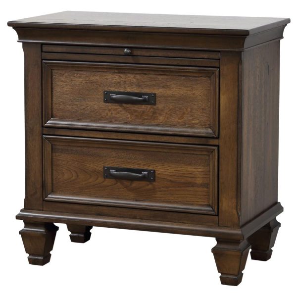 Franco Brown Nightstand on Sale