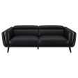 Shania Black 3 Pc Sofa Set Hot on Sale