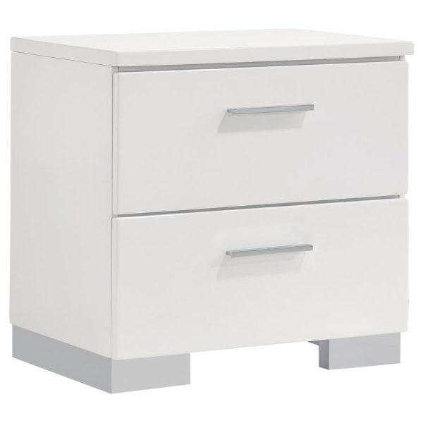 Felicity White Nightstand Cheap