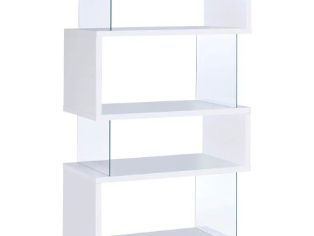 Emelle White Bookcase Cheap