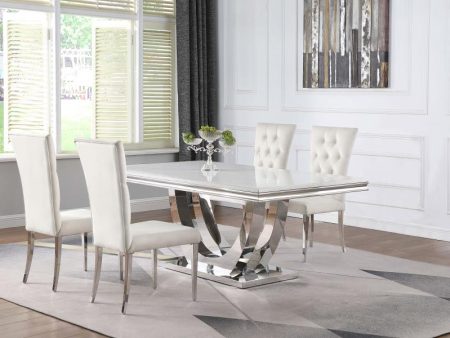 Kerwin White 5 Pc Dining Set Cheap