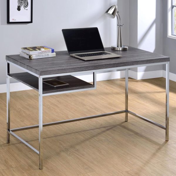 Kravitz Grey Writing Desk Supply