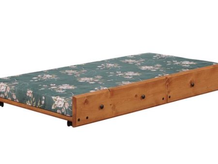 Wrangle Hill Brown Trundle W  Bunkie Mattress For Cheap