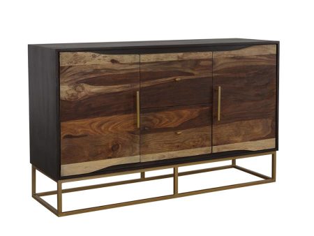 Zara Brown Accent Cabinet For Sale