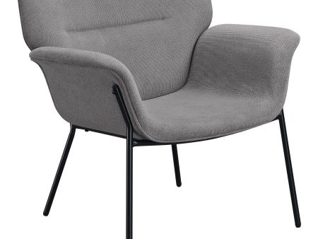 Davina Grey Accent Chair For Sale