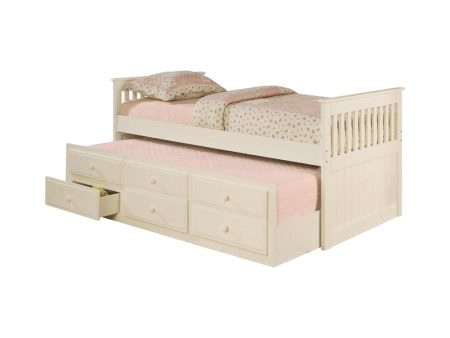 Rochford White Twin Daybed W  Trundle on Sale