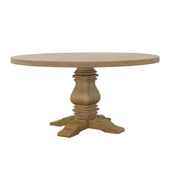 Florence Brown 60 rd Dining Table Supply