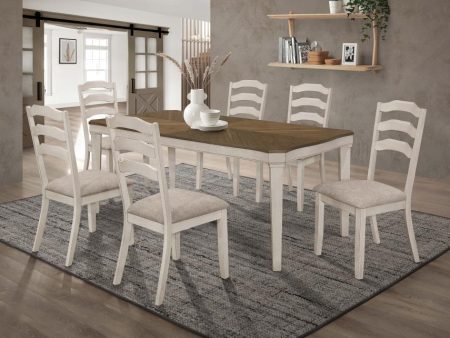 Ronnie Ivory 7 Pc Dining Set Supply