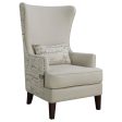 Pippin Beige Accent Chair For Discount