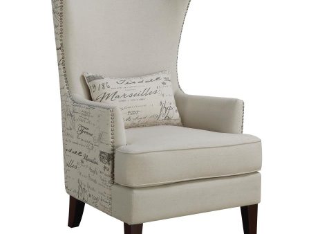 Pippin Beige Accent Chair For Discount