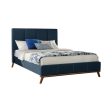 Charity Blue Eastern King Bed For Discount