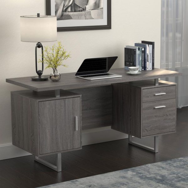 Lawtey Grey Computer Desk Discount