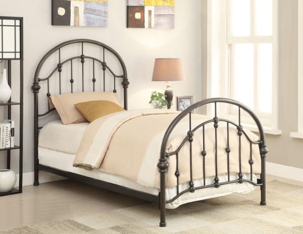 Rowan Brown Twin Bed Hot on Sale