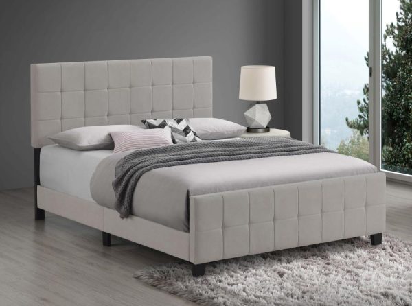 Fairfield Beige Eastern King Bed For Cheap