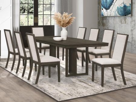 Kelly Beige 9 Pc Dining Set For Sale