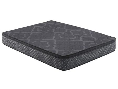 Bellamy Grey 12  Twin Pillow Top Pocket Coil Mattress For Cheap