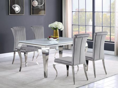 Carone Grey 5 Pc Dining Set Online Hot Sale