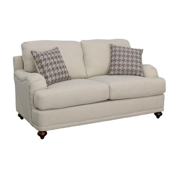 Glenn Grey Loveseat Online now