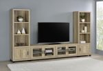 Sachin Brown 3 Pc Entertainment Center For Discount